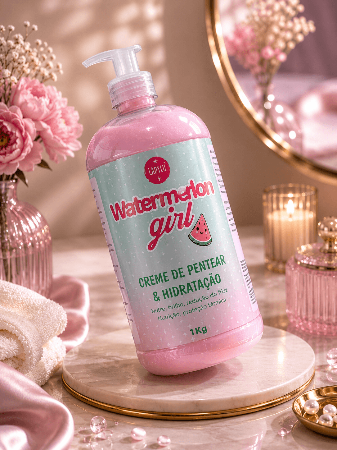 Watermelon Girl Creme de Pentear & Hidratação